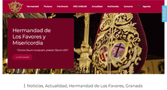 Desktop Screenshot of hermandaddelosfavores.org